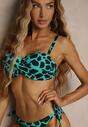 Zielone Bikini 3-częściowe Biustonosz i Majtki Figi w Dwóch Wariantach Milanisse