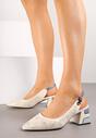 Pantofi cu toc Milanelle Bej