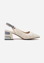 Pantofi cu toc Milanelle Bej