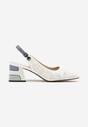 Pantofi cu toc Milanelle Albi