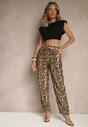 Pantaloni Tilarisea Imprimeu leopard