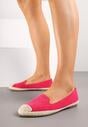 Fuksjowe Espadryle z Motywem Plecionki Ralomea