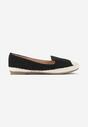 Czarne Espadryle z Motywem Plecionki Ralomea