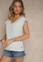 T-shirt Ralienne Albastru deschis