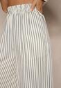 Pantaloni Silorea Alb cu albastru