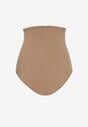 Ciemnobeżowe Majtki Modelujące High Waist Savirolle
