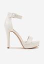 Pantofi stiletto Nilaurea Albi