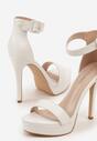 Pantofi stiletto Nilaurea Albi