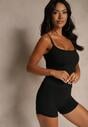 Czarny Casualowy Top Halanissa