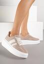 Sneakers Bej închis