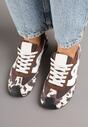 Wielokolorowe Sneakersy z Geometrycznym Wzorem Arnenta