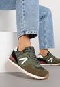 Zielone Sneakersy Ozdobione Geometrycznym Motywem Rilenessa