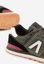 Zielone Sneakersy Ozdobione Geometrycznym Motywem Rilenessa