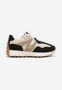 Czarne Sneakersy Ozdobione Geometrycznym Motywem Rilameia