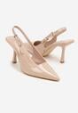 Pantofi stiletto Bej