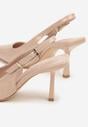 Pantofi stiletto Bej