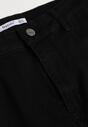 Czarne Jeansy High Waist z Szeroką Nogawką Riloresa