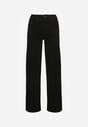 Czarne Jeansy High Waist z Szeroką Nogawką Riloresa