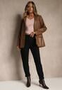 Czarne Jeansy Mom Fit w Klasycznym Stylu Bellaxia