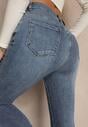 Niebieskie Jeansy Skinny High Waist Melarrii
