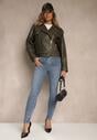 Niebieskie Jeansy Skinny High Waist Melarrii