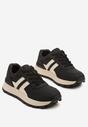 Sneakers Lulline Negri cu bej