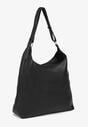 Czarna Torebka Hobo z Kosmetyczką i Paskiem Crossbody Zarosea