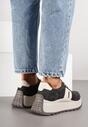 Brązowe Sneakersy z Naturalnego Zamszu ze Skórzaną Wkładką Latisella