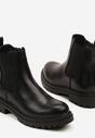 Czarne Botki Sztyblety w Stylu Basic Mirelitte