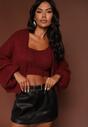 Cardigan Belvane Bordo