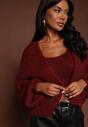 Cardigan Belvane Bordo