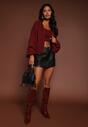 Cardigan Belvane Bordo