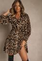 Rochie Resarina Imprimeu leopard