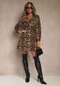 Rochie Resarina Imprimeu leopard