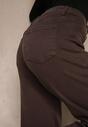 Fioletowe Jeansy Wide Leg High Waist z Bawełny Nelenasa