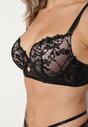 Sutien Aclenne Negru cu roz