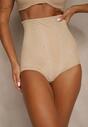 Beżowe Majtki Typu Modelujące Azanttia