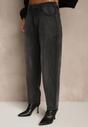 Szare Jeansy Mom Fit High Waist Ralima