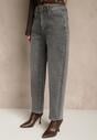 Szare Jeansy Mom Fit High Waist Ralineva