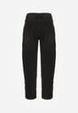 Czarne Jeansy Mom Fit High Waist z Dodatkiem Wiskozy Aclonea