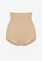 Beżowe Modelujące Majtki High Waist Liradeva