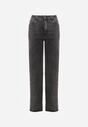 Szare Jeansy Wide Leg High Waist Mevandria