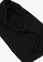Czarna Czapka Balaclava z Wełną i Ściągaczami Linobra