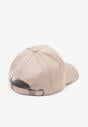 Beżowa Casualowa Czapka z Daszkiem Tuslena