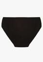 Czarne Bawełniane Majtki Figi o Klasycznym Fasonie Venalice