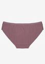 Fioletowe Bawełniane Majtki Figi o Klasycznym Fasonie Venalice