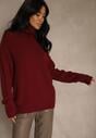 Pulover pe gât Bordo
