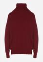 Pulover pe gât Bordo