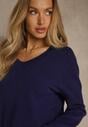 Pulover Bleumarin