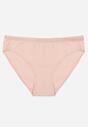 Jasnoróżowe Majtki Figi z Bawełny z Napisem Love Adririn